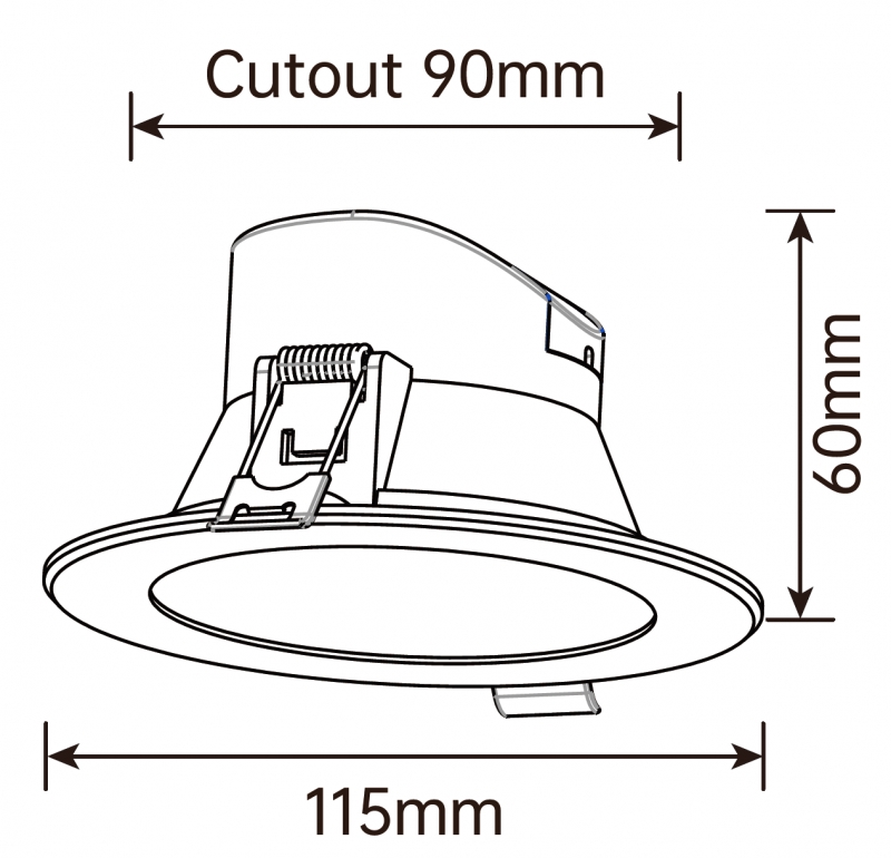 4.5 Iinch Au Downlight